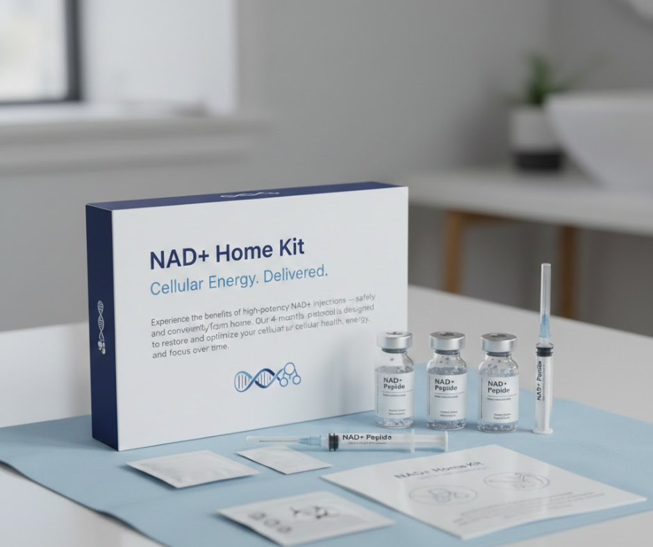 NAD+ Home Kit with injection supplies