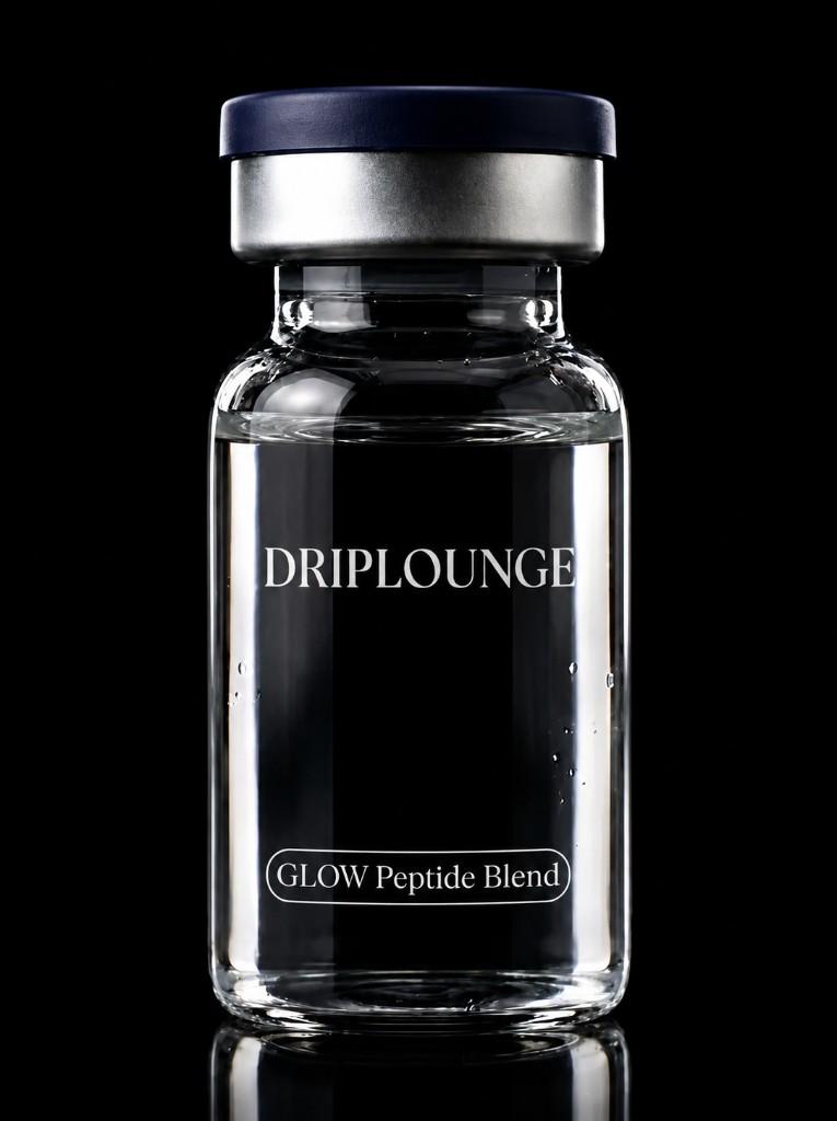 GLOW Peptide Blend vial by Drip Lounge
