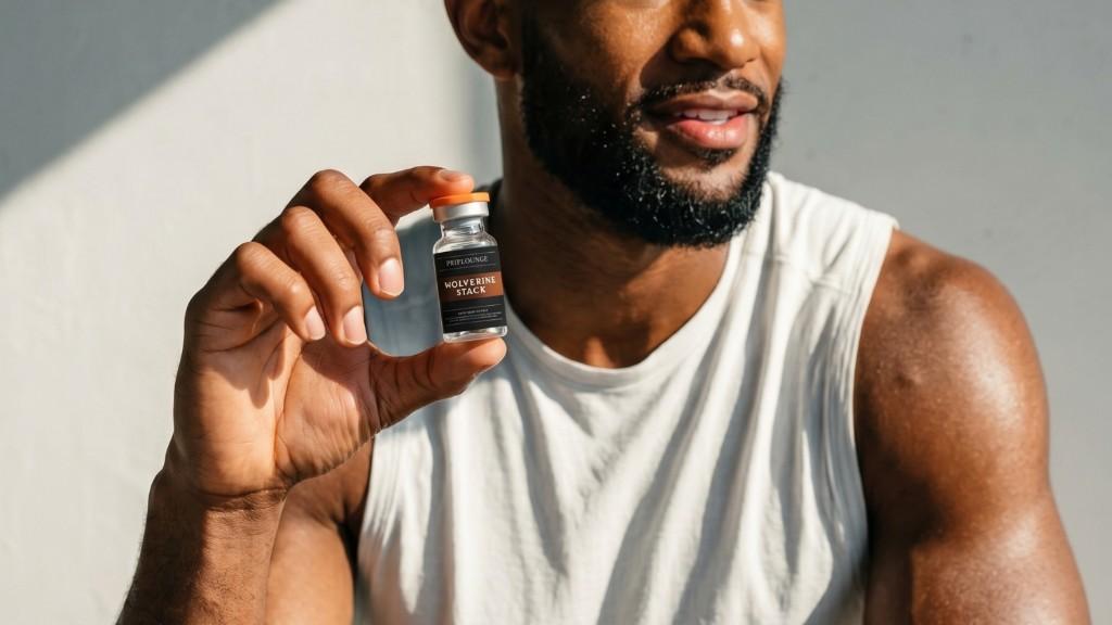 Peptide wellness vial at Drip Lounge