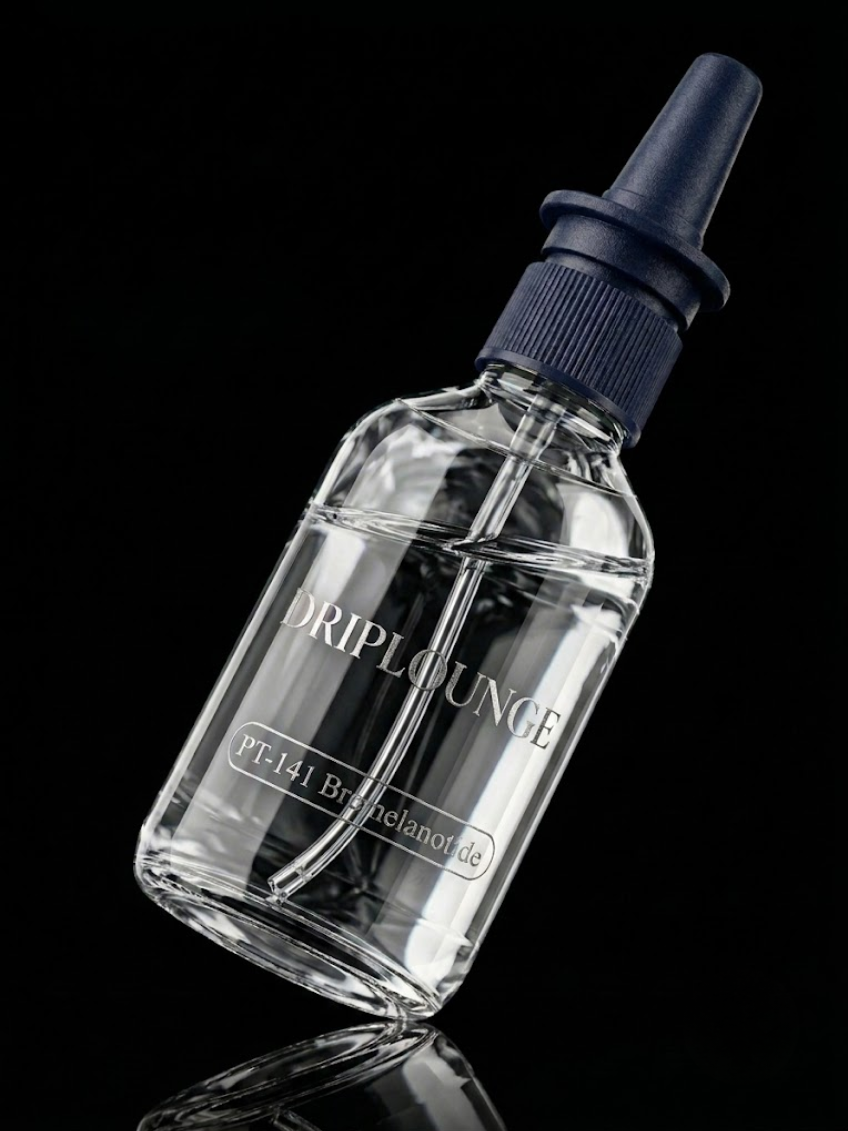 PT-141 Bremelanotide nasal spray bottle